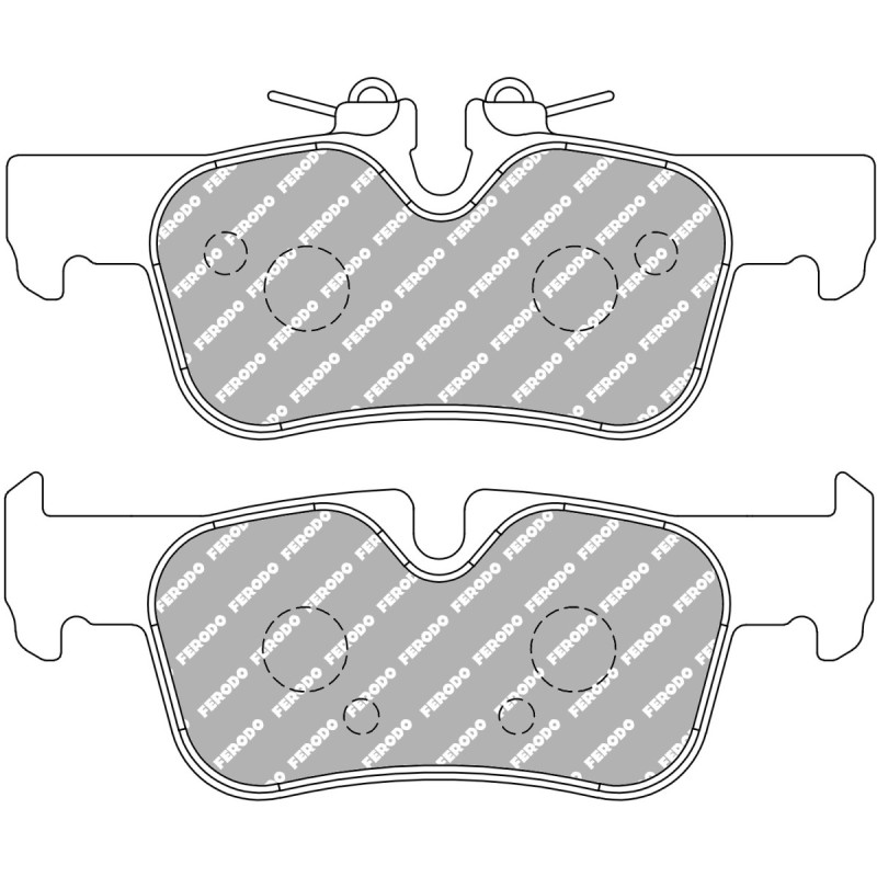 Plăcuțe de frână FERODO DS2500 FCP4954H - F-CP4954H - FCP4954H - 3666618076171